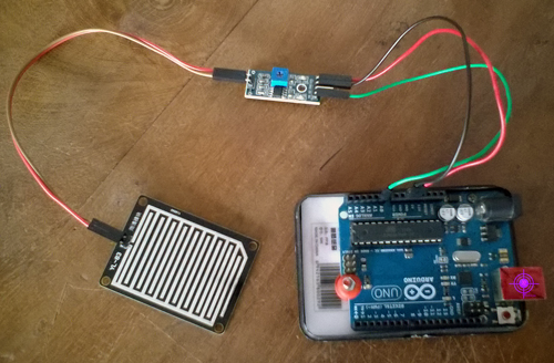 Arduino и датчик дождя