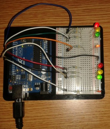 Система светофоров на Arduino